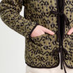 Veste matelassée vert femme