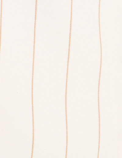 Veston sans manches blanc femme