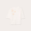 T-shirt manches courtes ecru femme