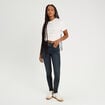 Jeans slim push-up denim blue black femme