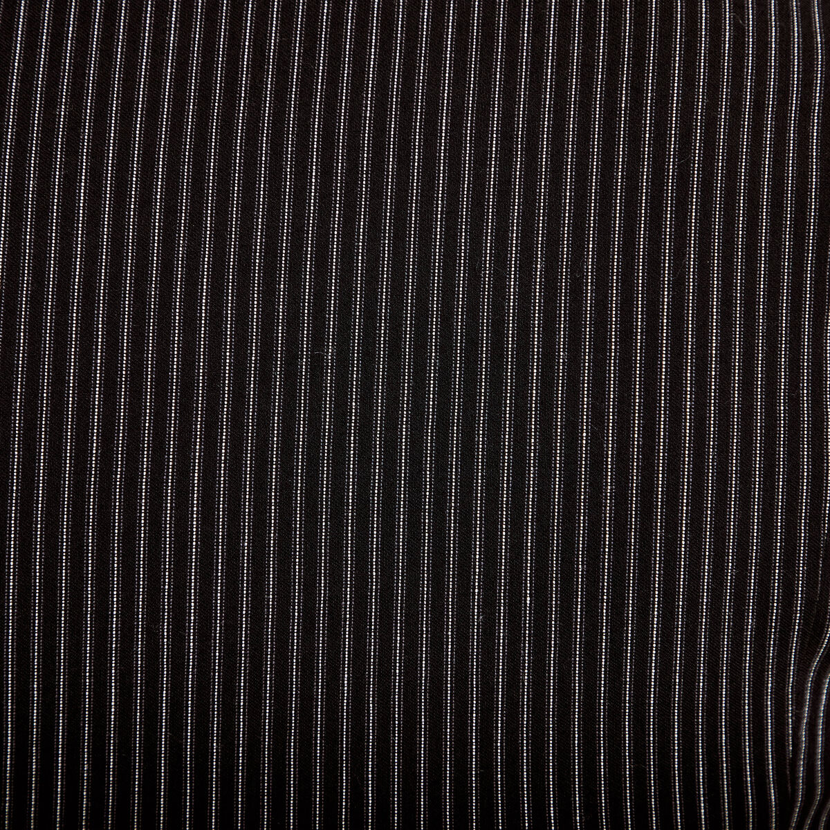 Chemise cintr&eacute;e manches courtes noir femme