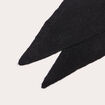 Foulard triangle noir femme