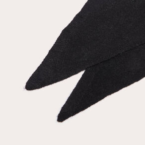 Foulard triangle noir femme