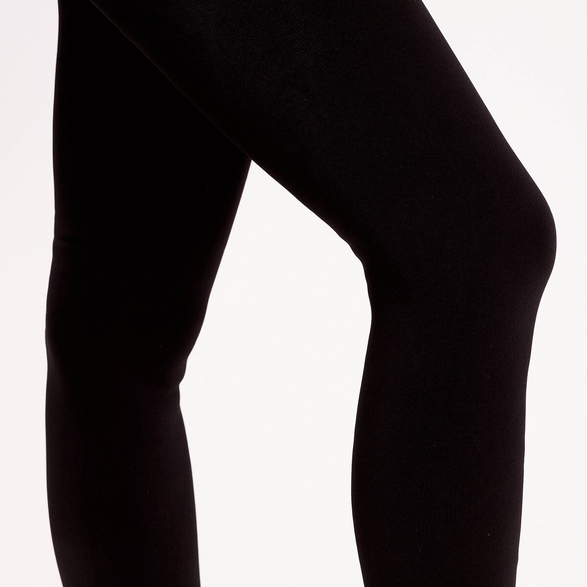 Legging chaud taille haute noir femme