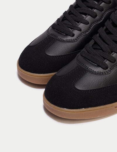Baskets basses noir femme