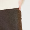 Pantalon large fils métallisés couleur or femme