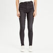 Jeans skinny ultra stretch 2 tailles denim noir femme