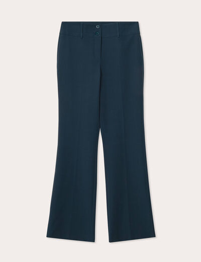 Pantalon flare vert femme