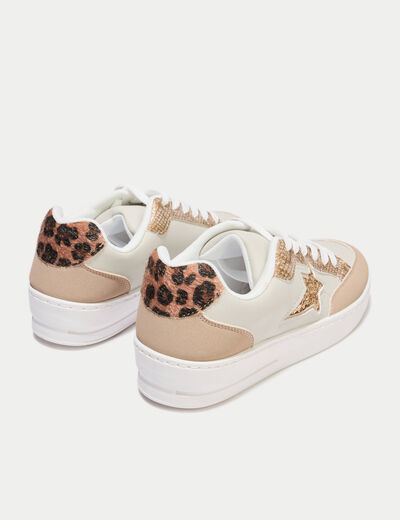 Basket couleur or femme
