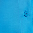 Chemise manches longues satin bleu femme