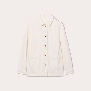 Surchemise en jean ecru femme