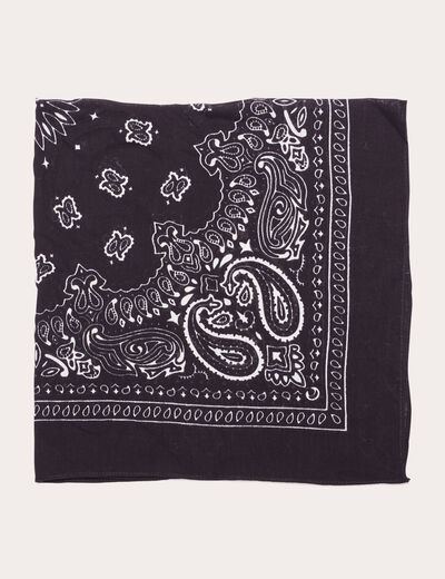 Foulard noir femme