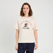 T-shirt manches courtes ecru femme