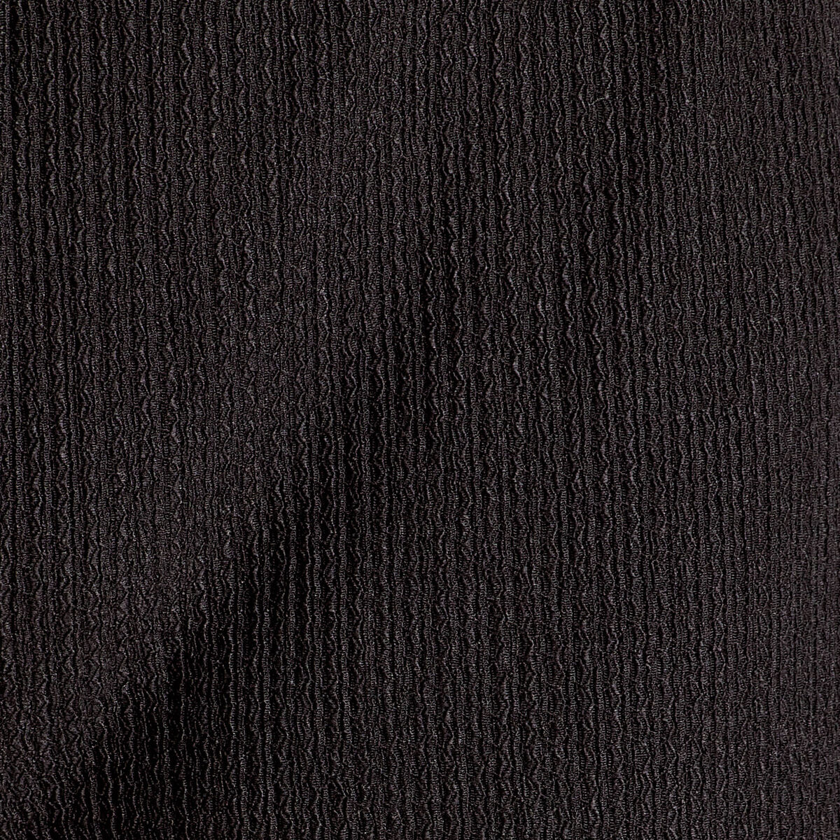 Pantalon large fluide ceinturé noir femme