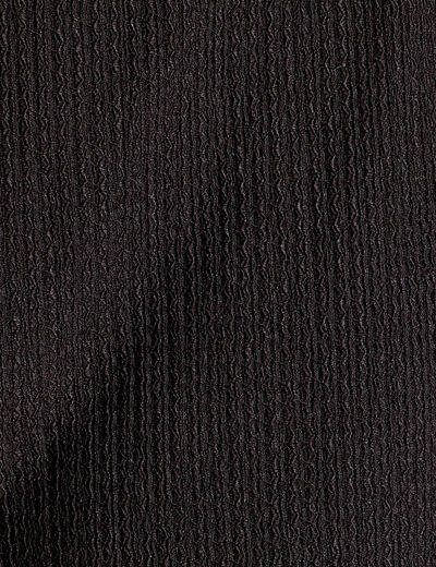 Pantalon large fluide ceinturé noir femme