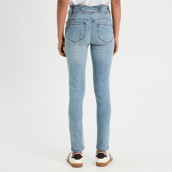 Jeans slim push up denim double stone femme