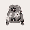 Pull manches longues gris clair femme