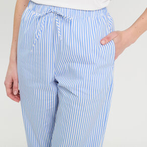 pantalon large elastique bleu fonce femme Pantalon large élastiqué bleu foncé femme