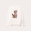 Pull manches longues ecru femme