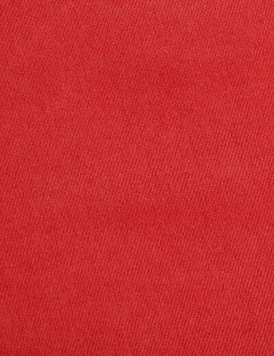 Jeans slim 5 poches rouge femme