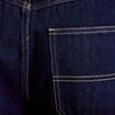 Jean barrel long en coton denim brut femme