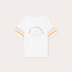 T-shirt manches courtes blanc femme