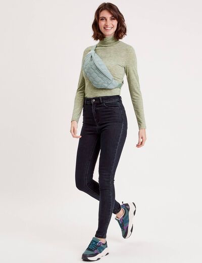 Jeans thermique skinny denim brut femme