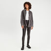 Legging simili cuir noir femme