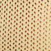 Gilet manches longues ajouré jaune moutarde femme