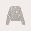 Pull manches longues vert pastel femme