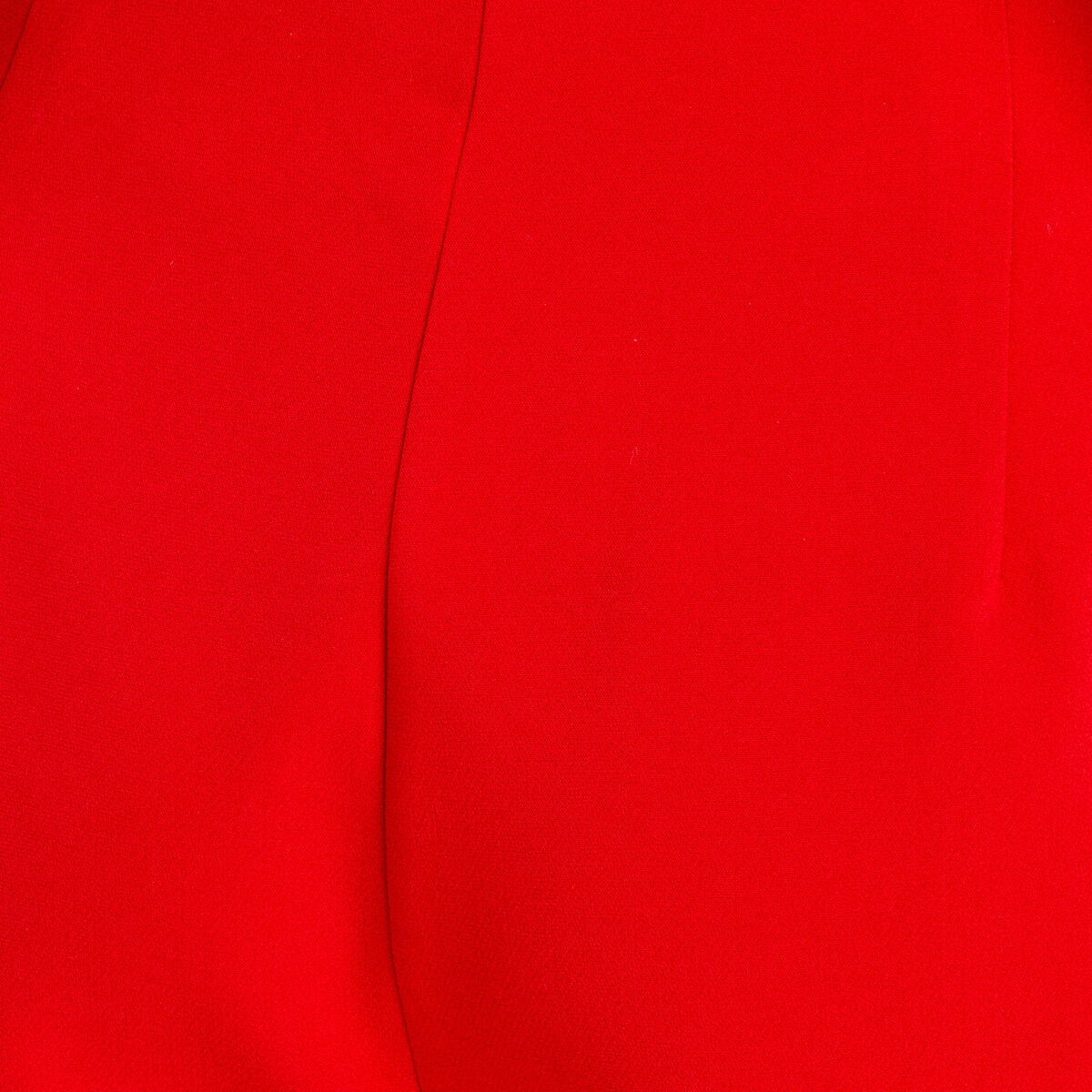 Jupe-short droite fentes rouge femme