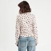 T-shirt col montant blanc femme