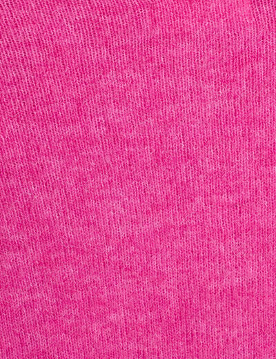 Pull avec col en V rose femme