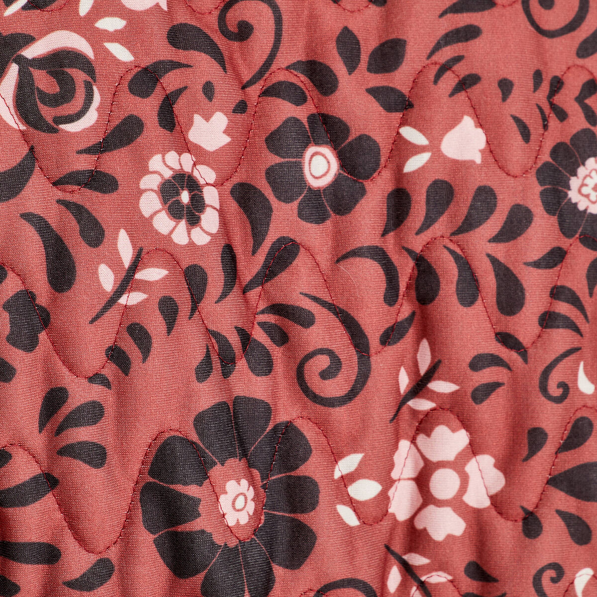 Veste effet matelassé rose femme