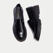 Mocassins noir femme