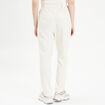 Pantalon cigarette ceinturé ecru femme
