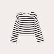 Pull court manches pagodes blanc femme