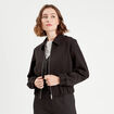 Veste zippée noir femme