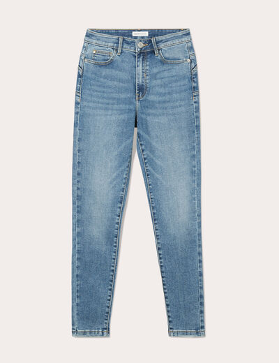 Jeans skinny push-up denim bleach femme