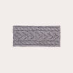 Bandeau torsad&eacute; gris fonc&eacute; femme