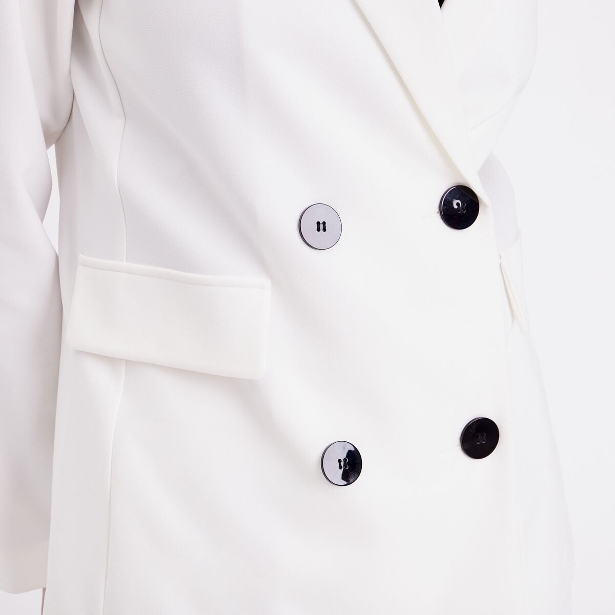 Veste blazer ecru femme