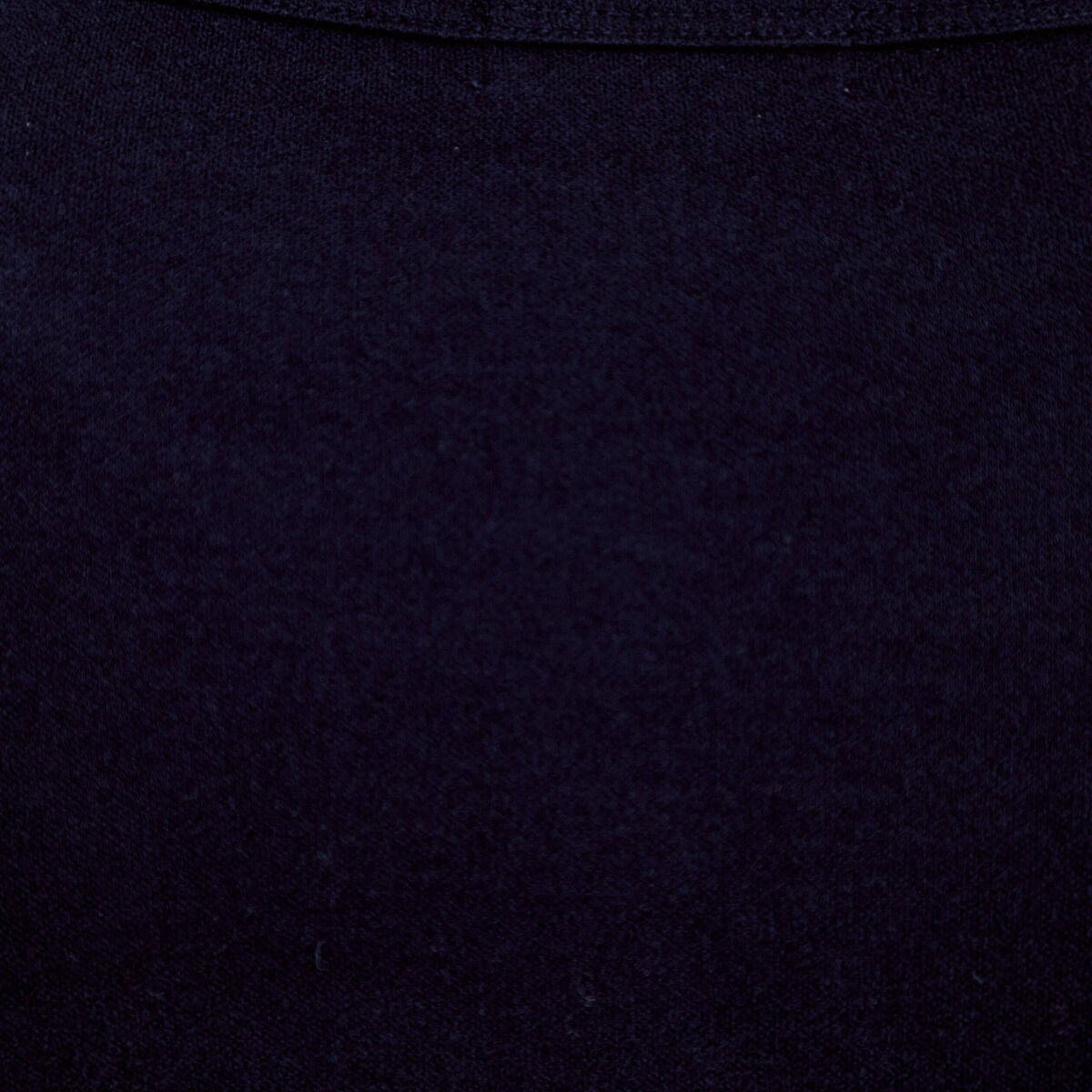 Top col rond manches longues bleu marine femme