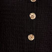 Gilet cintr&eacute; sans manches col v noir femme