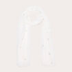 Foulard blanc femme