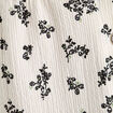 Blouse manches courtes ecru femme