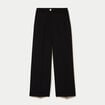 Pantalon bootcut taille standard noir femme