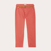Pantalon chino 7/8ème vieux rose femme