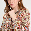 Blouse manches longues blanc femme