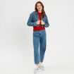 Pull manches longues rouge femme
