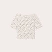 T-shirt col bateau blanc femme